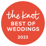The Knot best of weddings 2023 badge